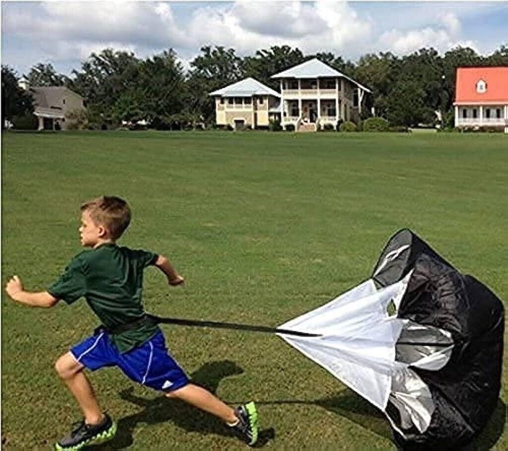 Running Speed Training Football Parachute 48 Inch Speed Parachute for Kids