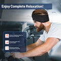 Bluetooth Sports Headband Headphones by  - Ultra-Thin HD Stereo for Workout, Travel, Meditation